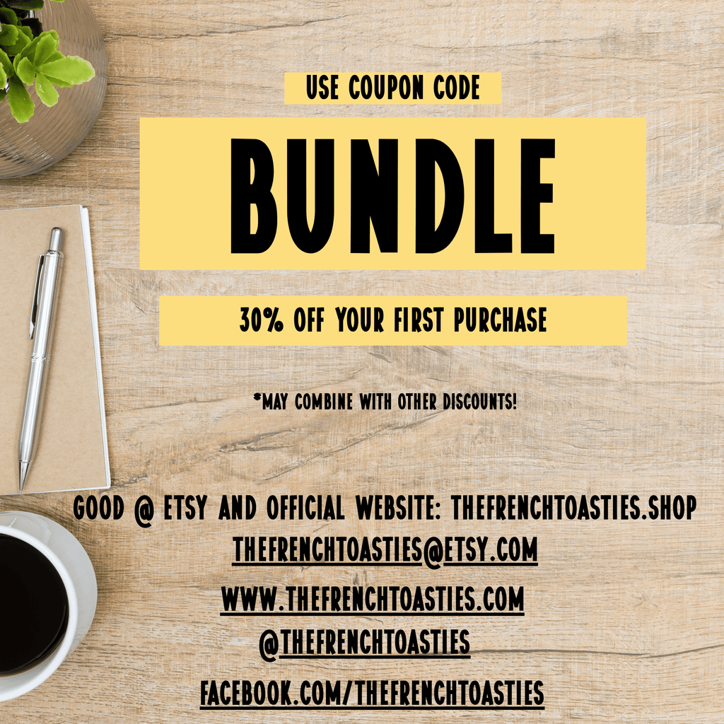 Cinnthia Stickmon Digital Notepad and Checklist Sheets - The French Toasties