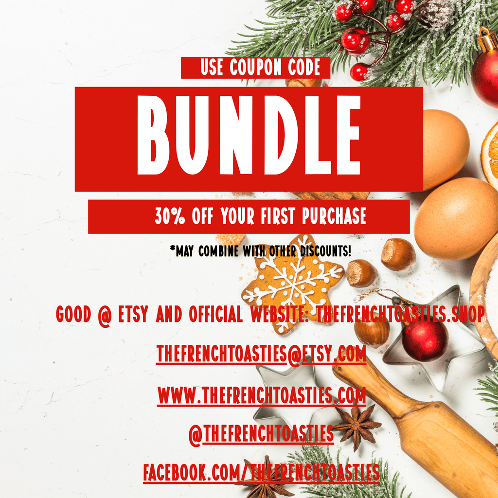 🎄 Frenchies Holiday Recipe Cards – Printable & Digital - The French Toasties