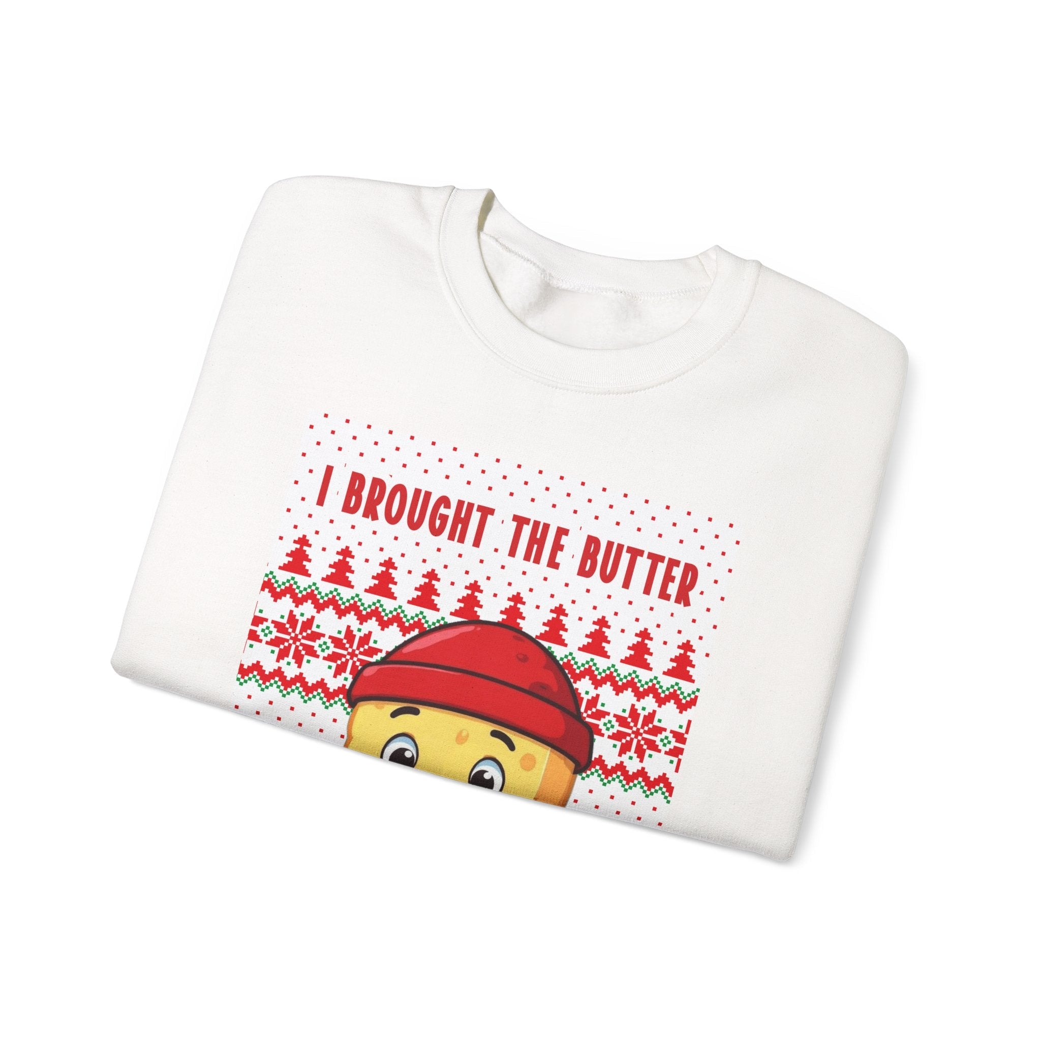 I Brought the Butter Meltie Butterson | Holiday Ugly Sweater Pattern - The French Toasties