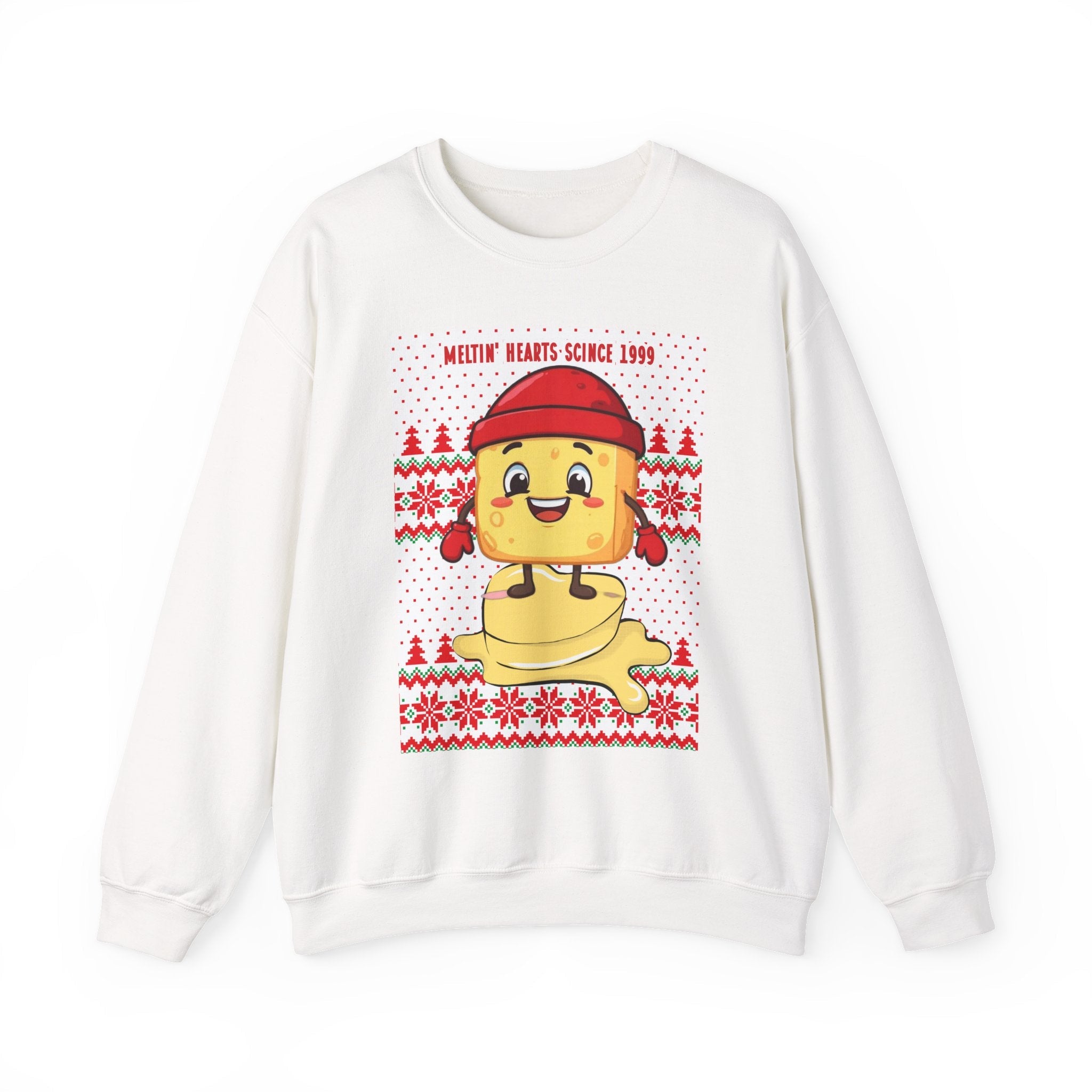 Meltie Butterson Holiday Character Sweatshirt | Christmas Snowflake Crewneck - The French Toasties