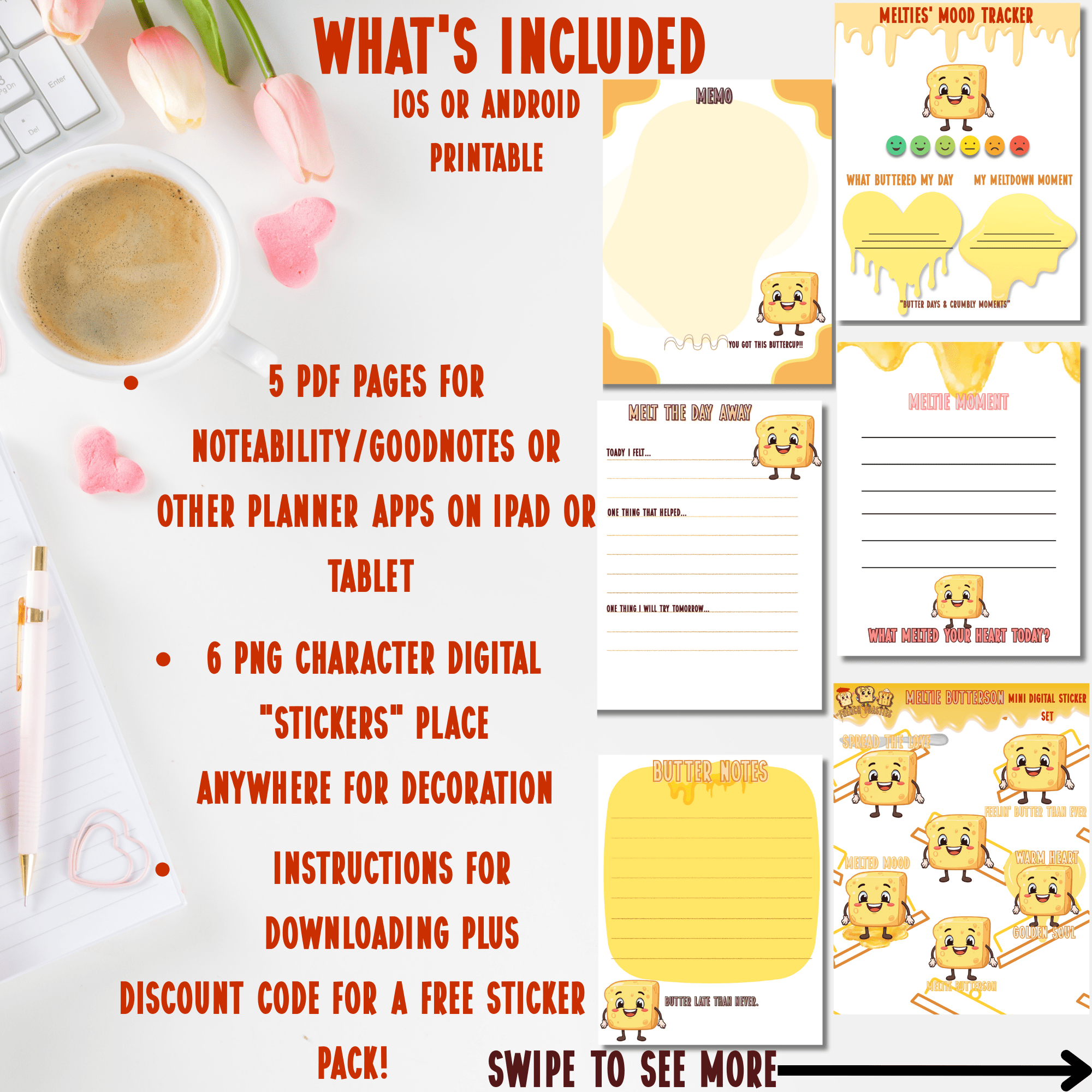 Melties Memos and More - Single Page - The French Toasties