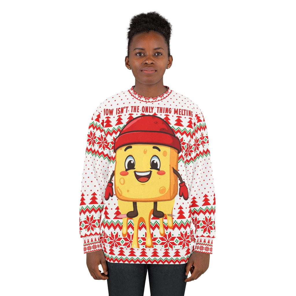 Snow isnt the Only Thing Melting Ugly Christmas Sweatshirt - The French Toasties