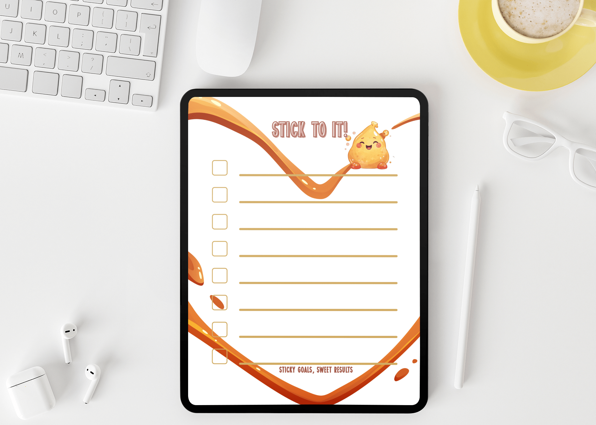 Sticky, Sweet and Spicy Complete! Digital Notepad+Stickers Bundle - The French Toasties