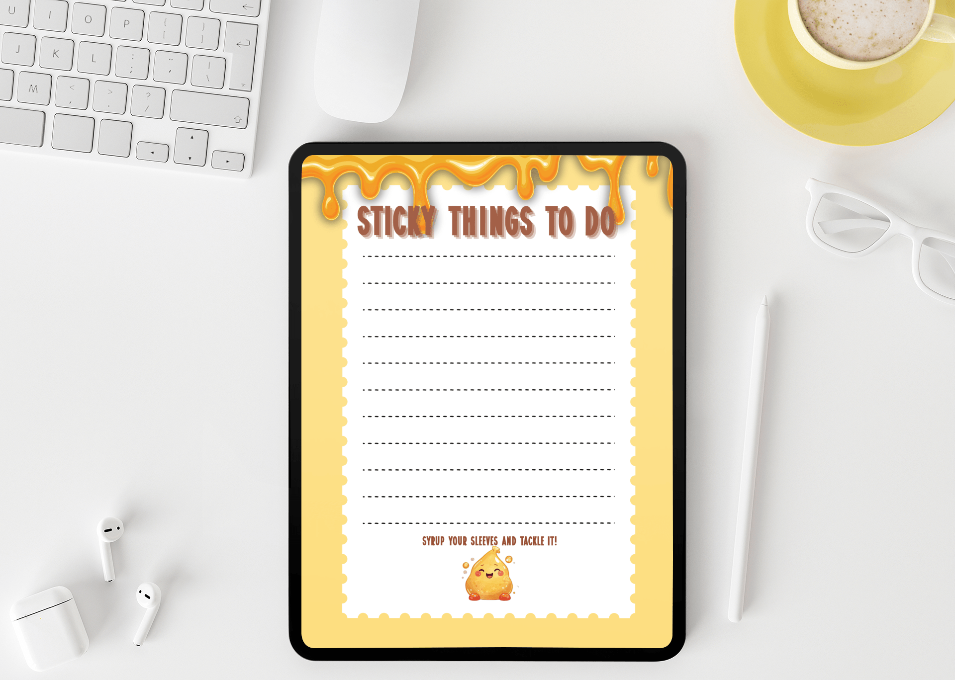 Sticky, Sweet and Spicy Complete! Digital Notepad+Stickers Bundle - The French Toasties