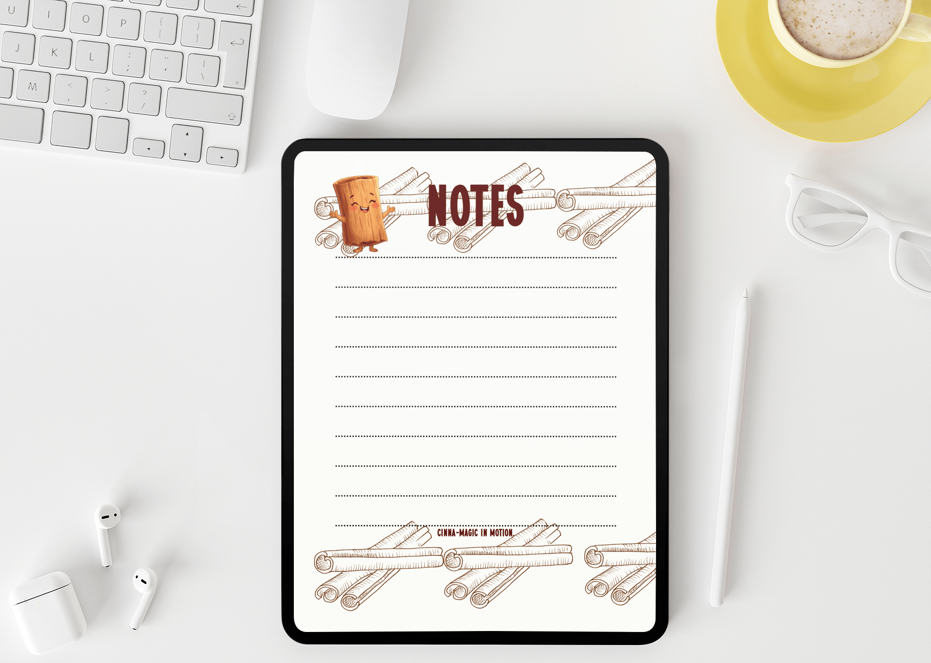 Sticky, Sweet and Spicy Complete! Digital Notepad+Stickers Bundle - The French Toasties