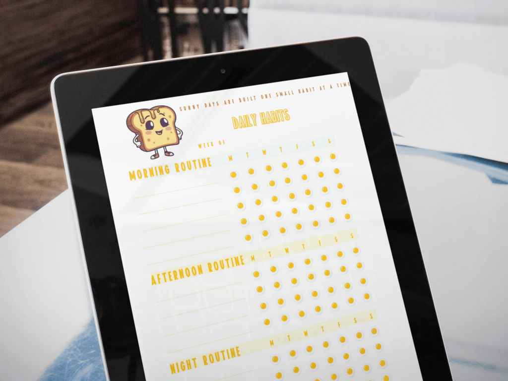 Sunny Side up Daily Essentials Digital Mini Planner - The French Toasties