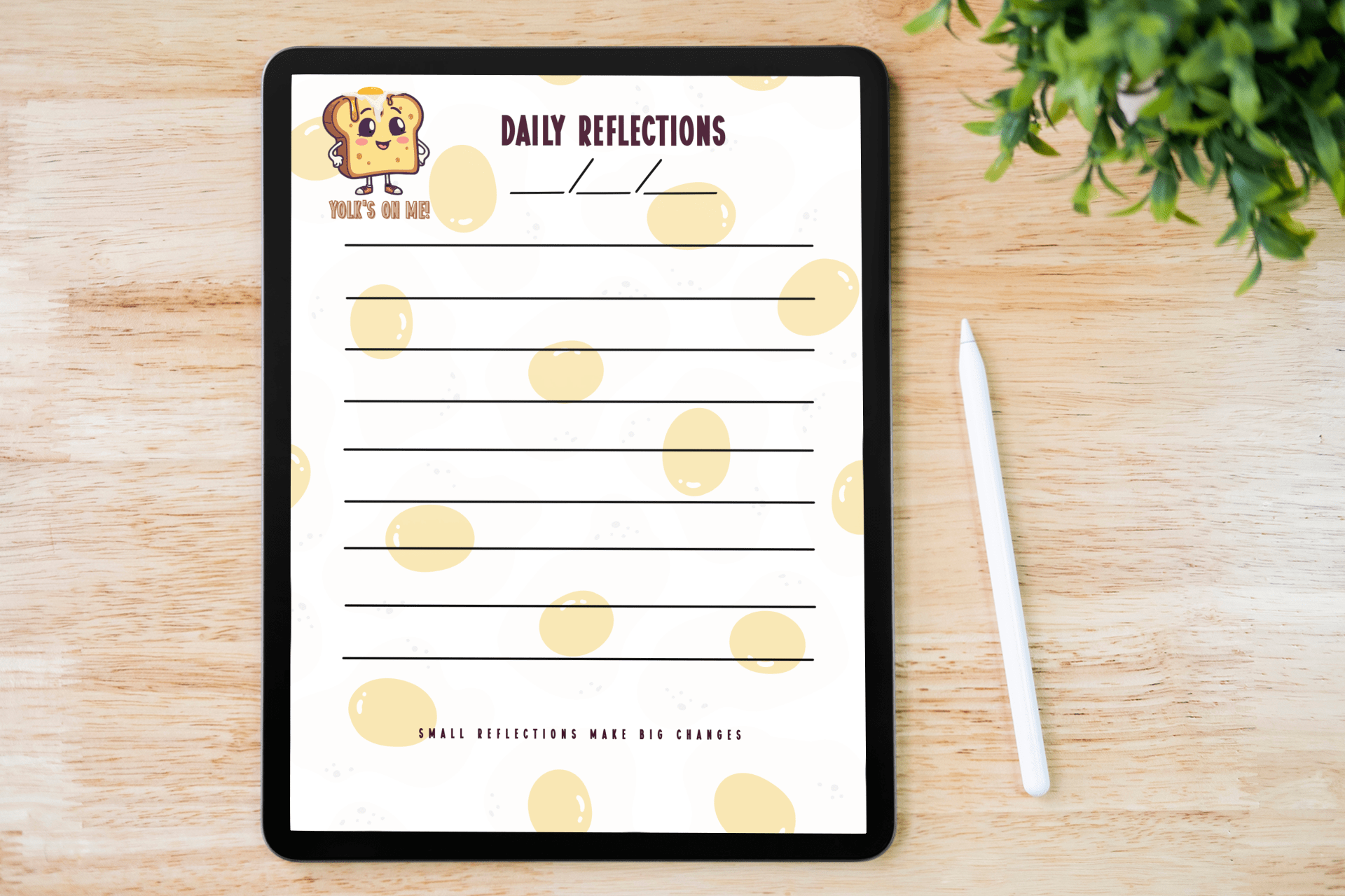 Sunny Side up Daily Essentials Digital Mini Planner - The French Toasties