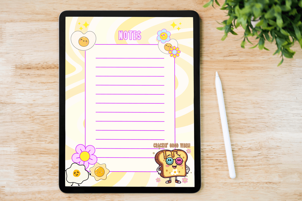 Sunny Side up Daily Essentials Digital Mini Planner - The French Toasties
