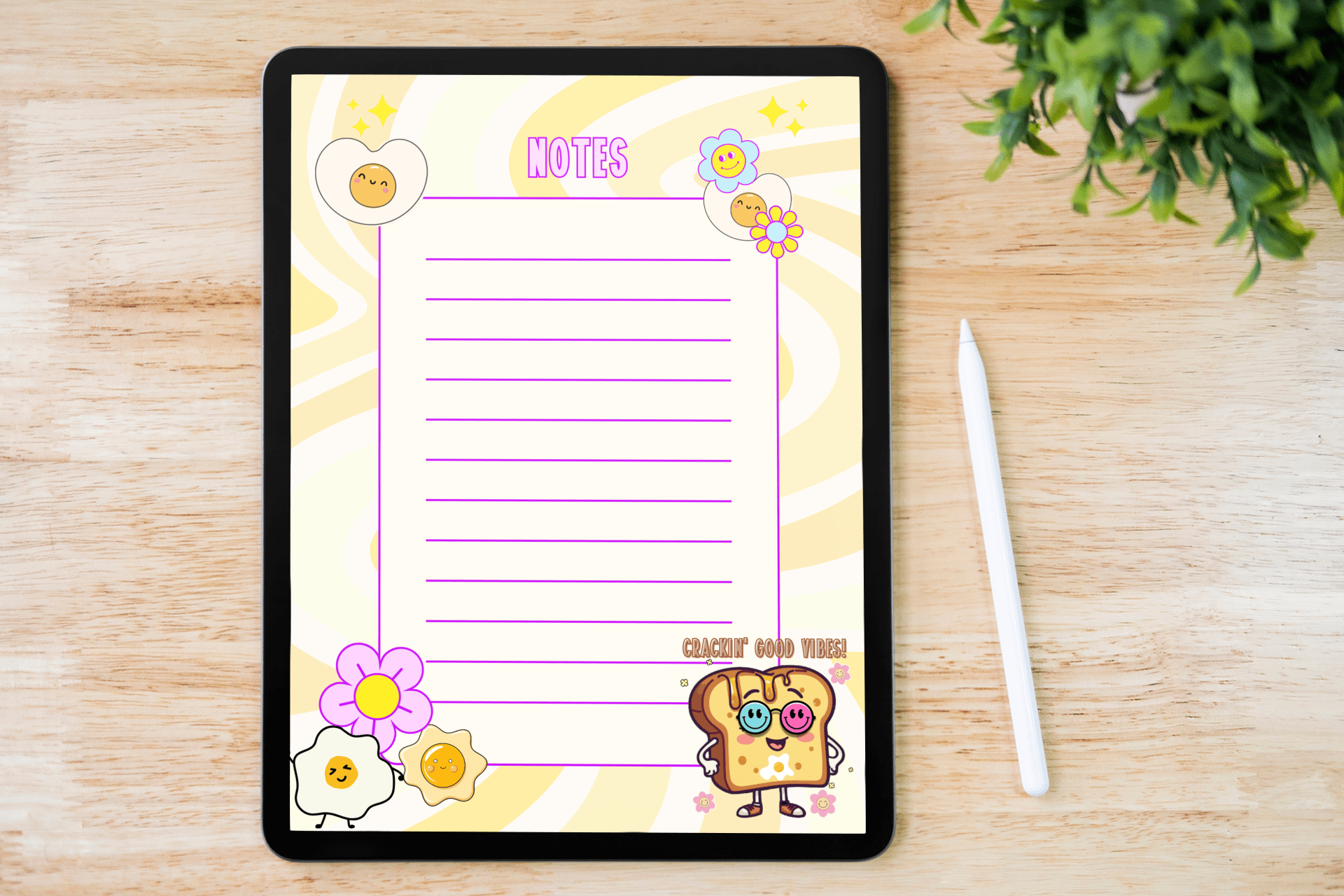 Sunny Side up Daily Essentials Digital Mini Planner - The French Toasties