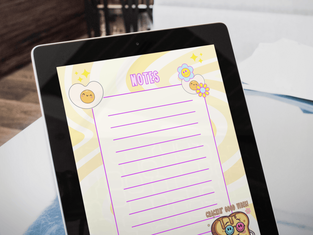 Sunny Side up Daily Essentials Digital Mini Planner - The French Toasties