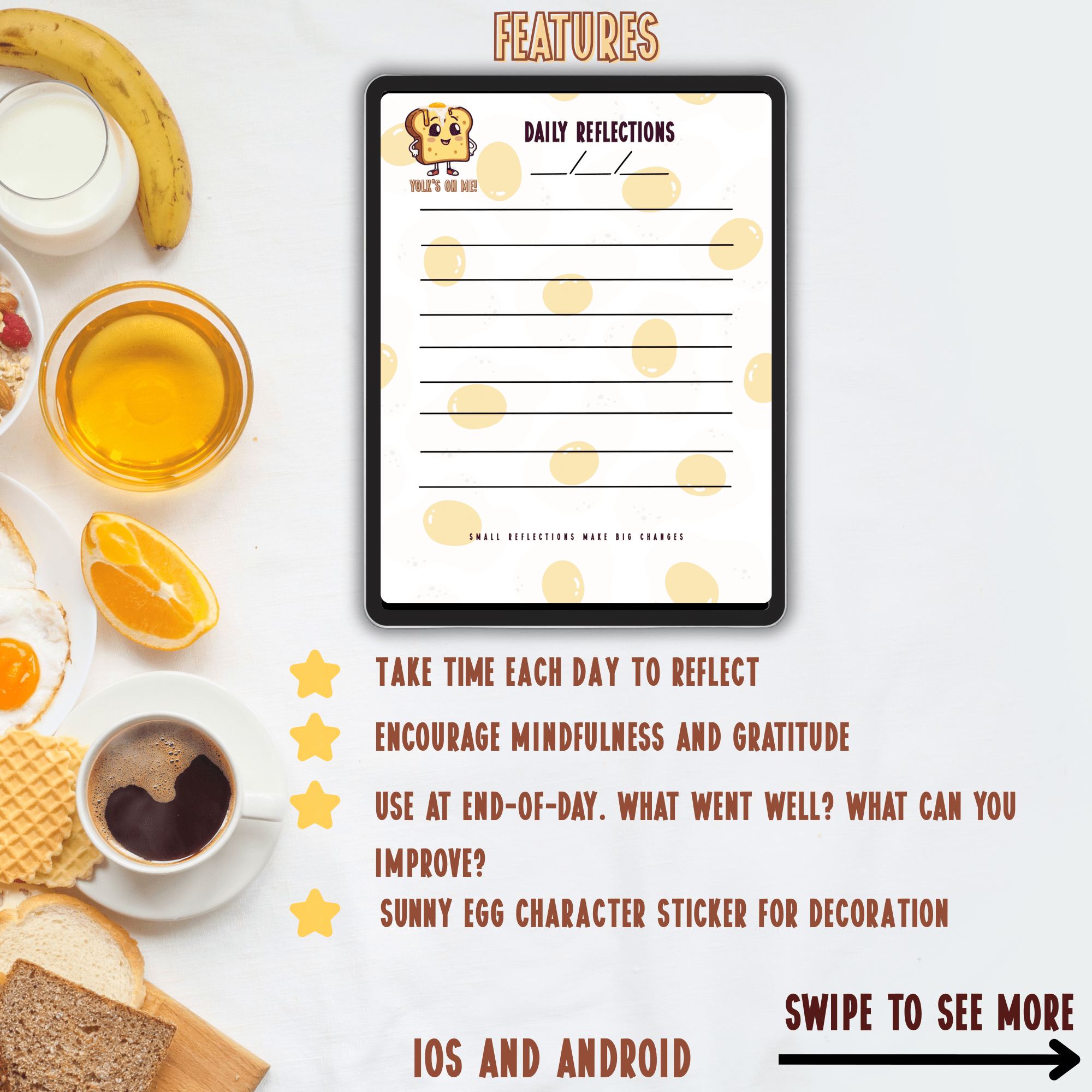 Sunny Side up Daily Essentials Digital Mini Planner - The French Toasties