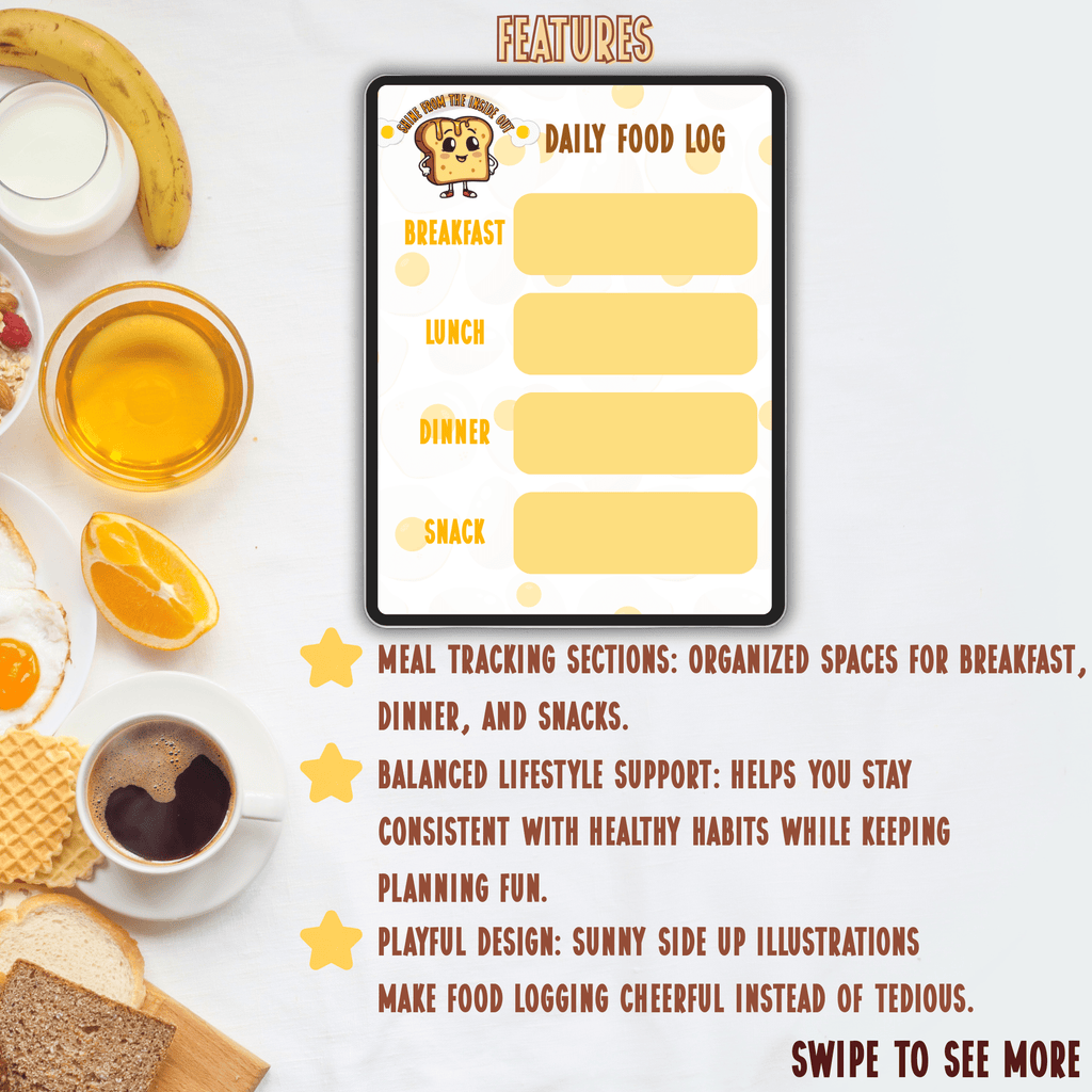 Sunny Side up Daily Essentials Digital Mini Planner - The French Toasties