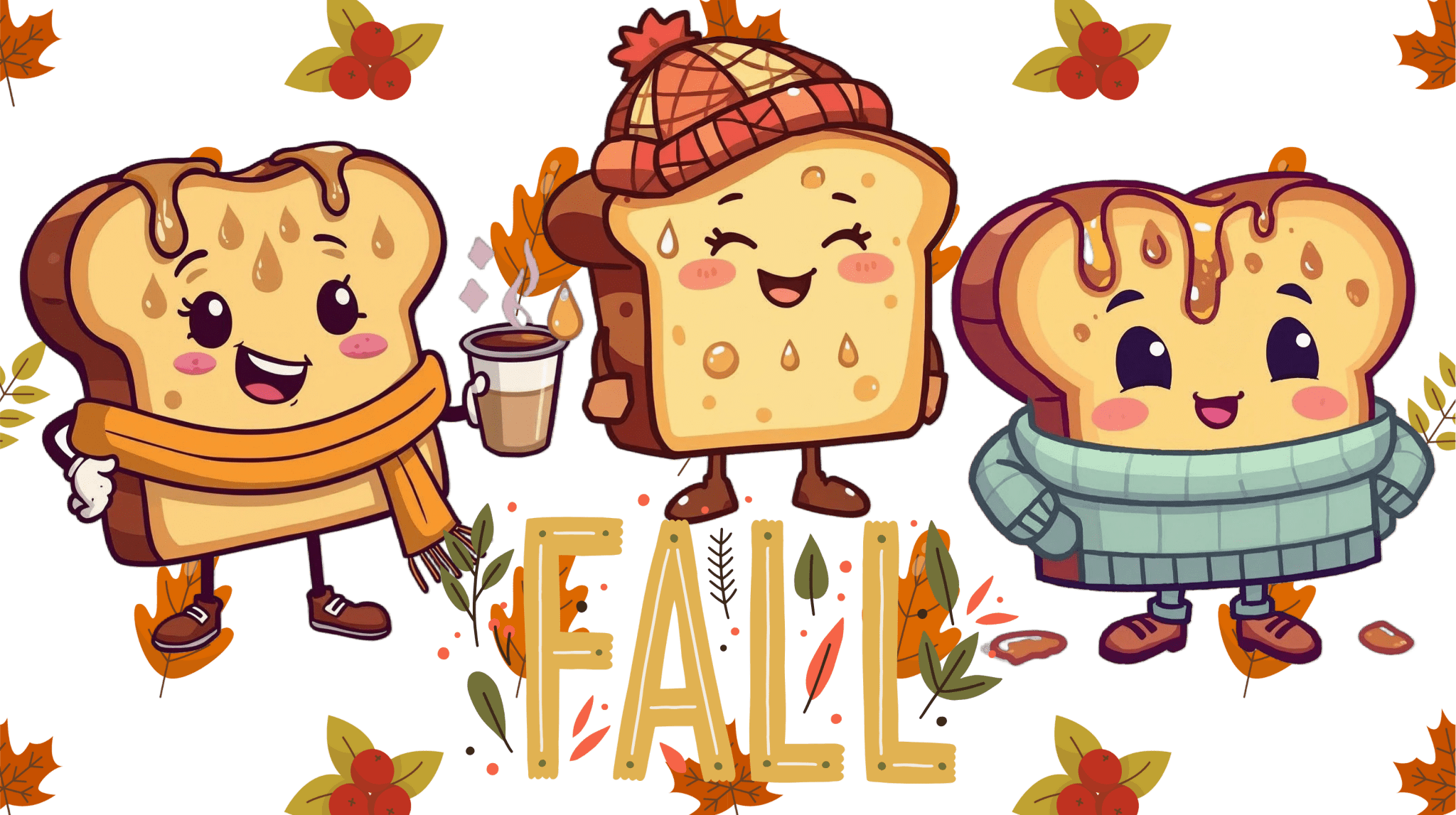 Sweater Weather Digital Sticker Collection - The French Toasties