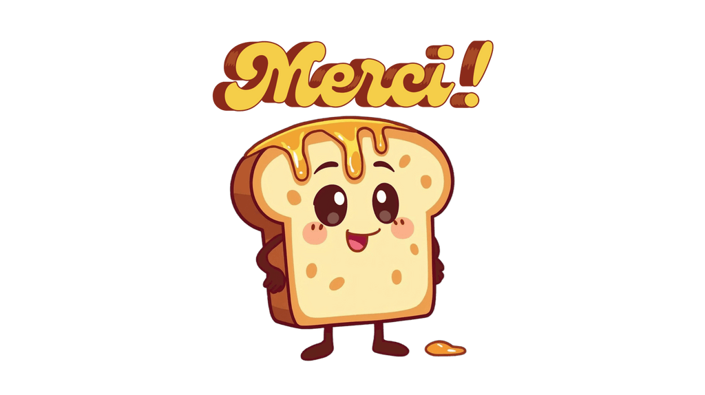 The Toasties Originals Sticker Collection - The French Toasties