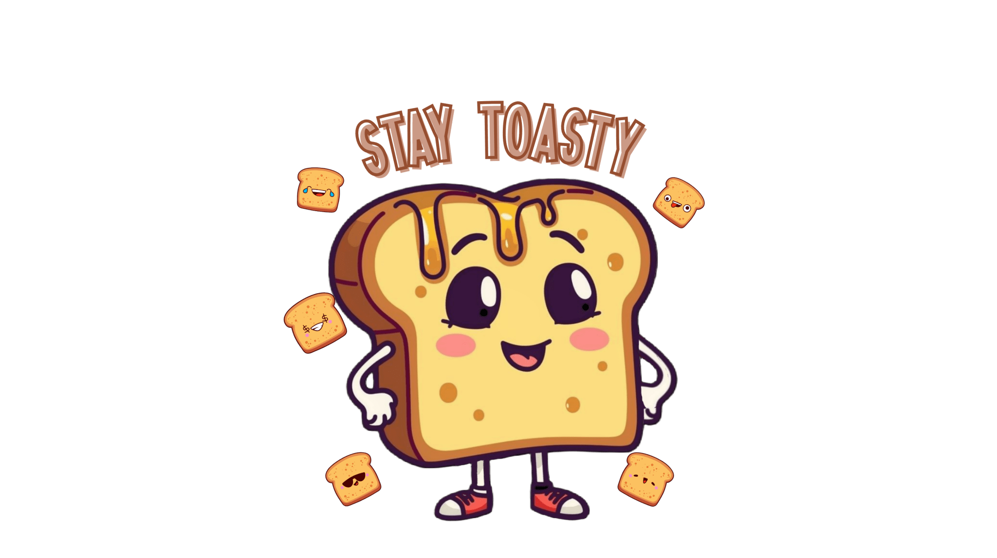 The Toasties Originals Sticker Collection - The French Toasties